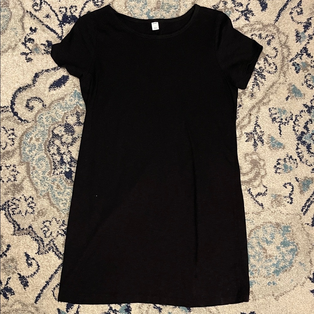 Black Short Sleeve Dress